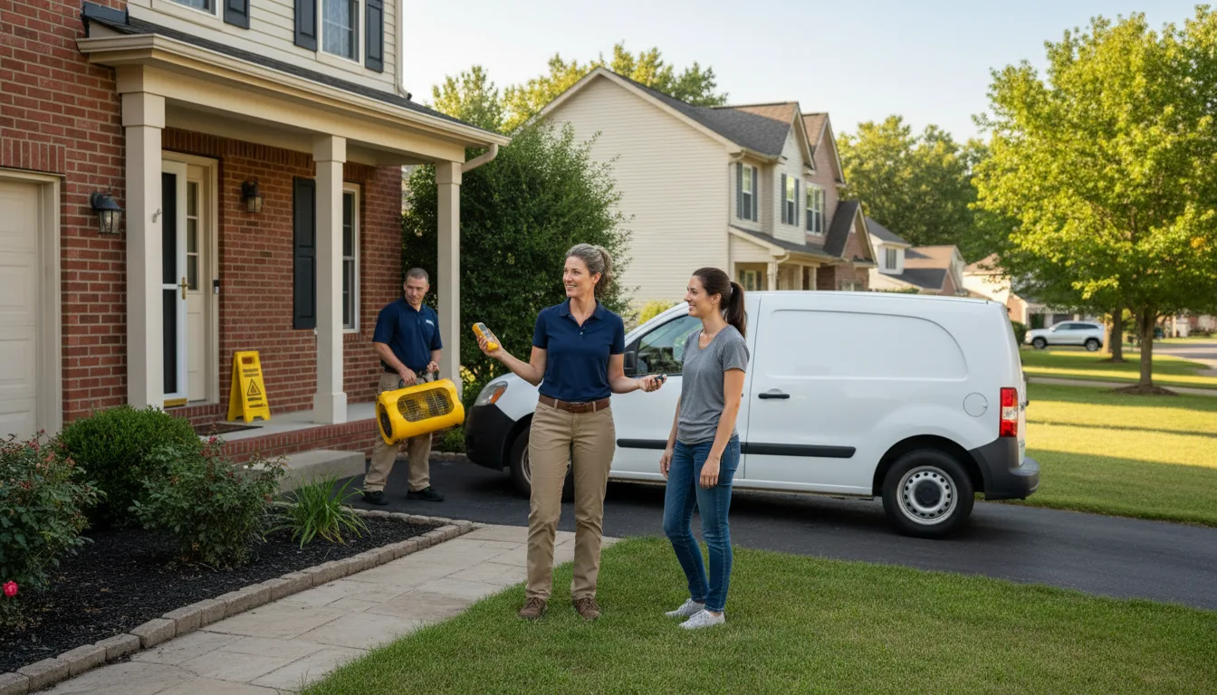 Residential water damage restoration in Juliaetta, ID